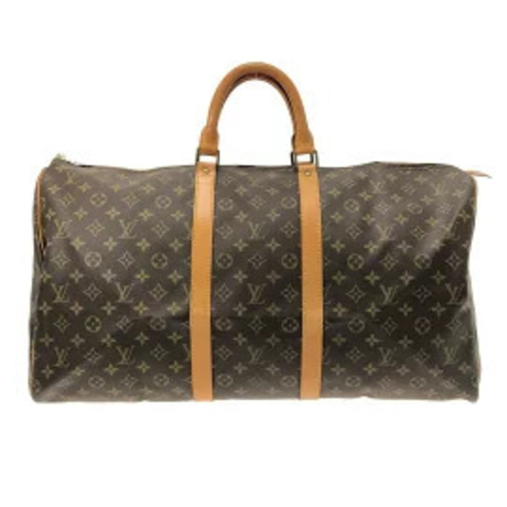 LOUIS VUITTON Keepall Boston Bag Monogram Canvas